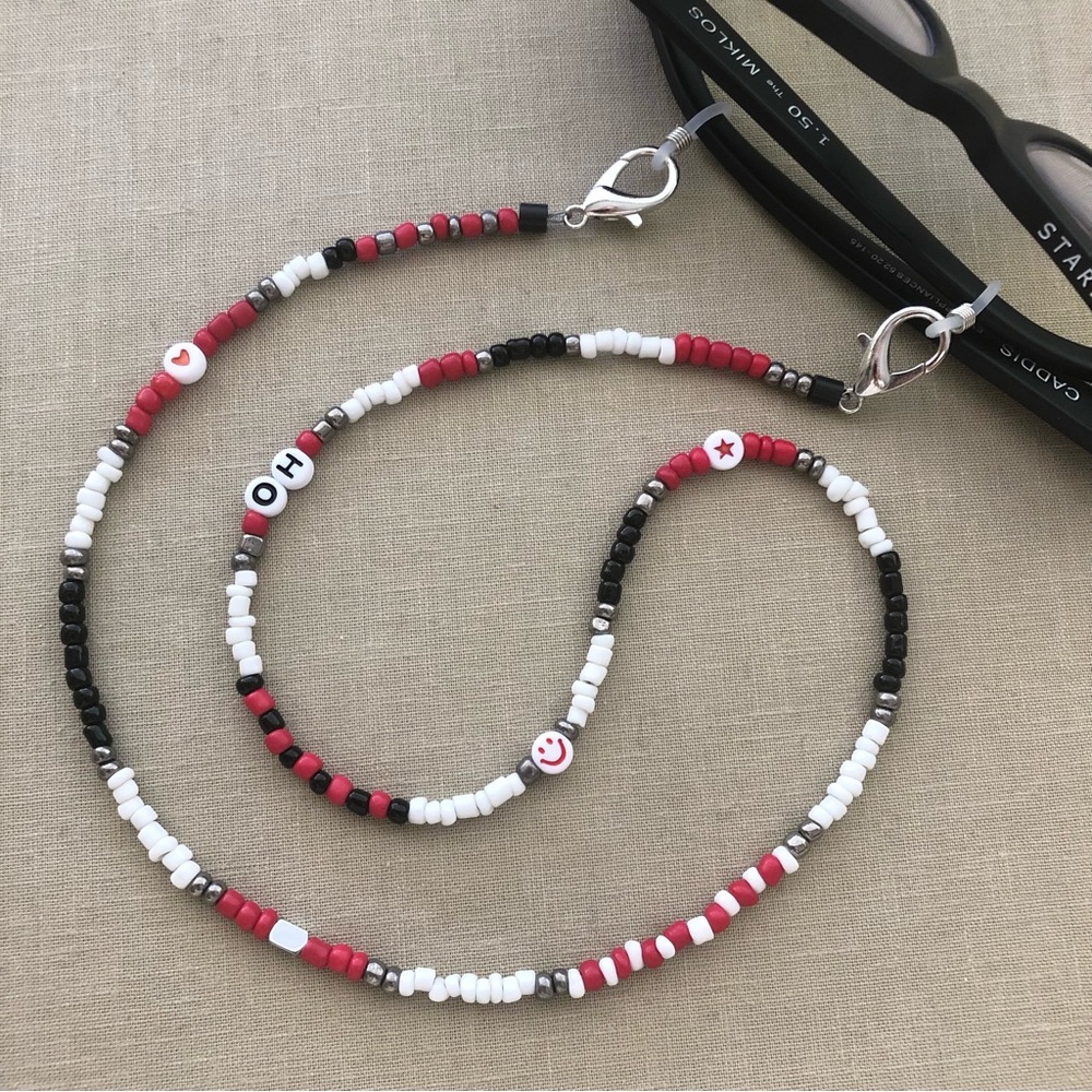 OSU Ohio State OH Readers Sunglasses Chain
